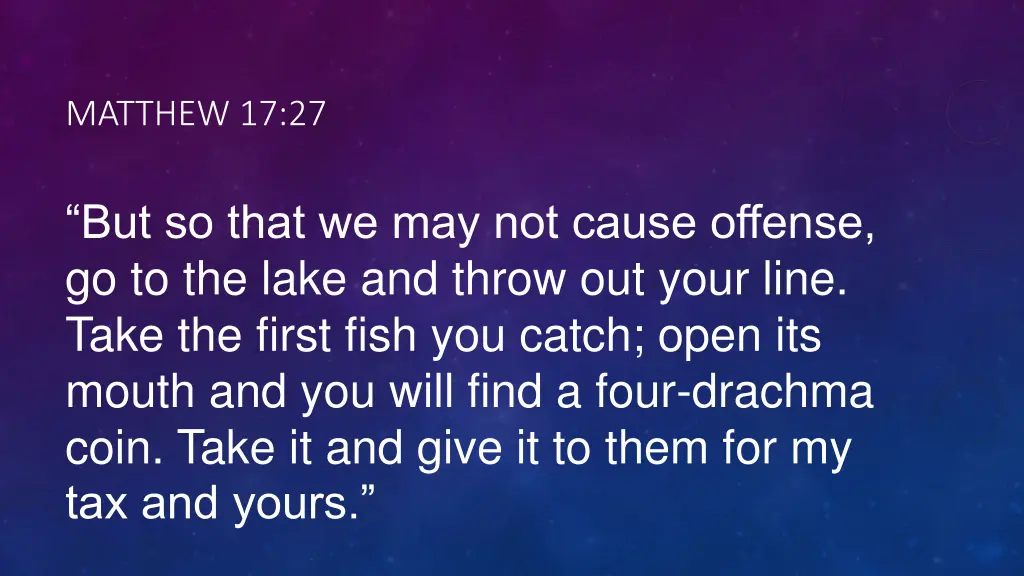 matthew 17 27