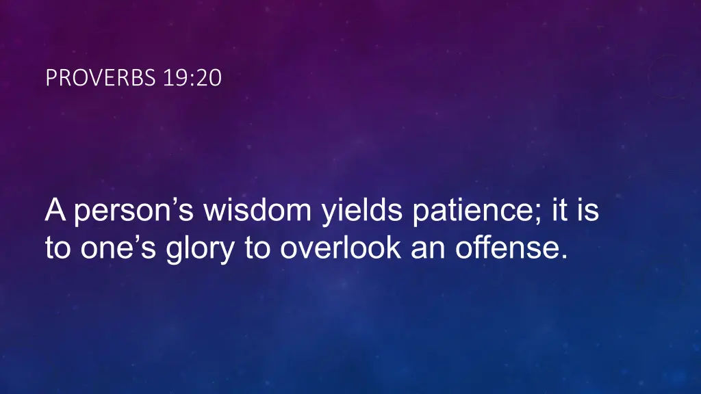 proverbs 19 20