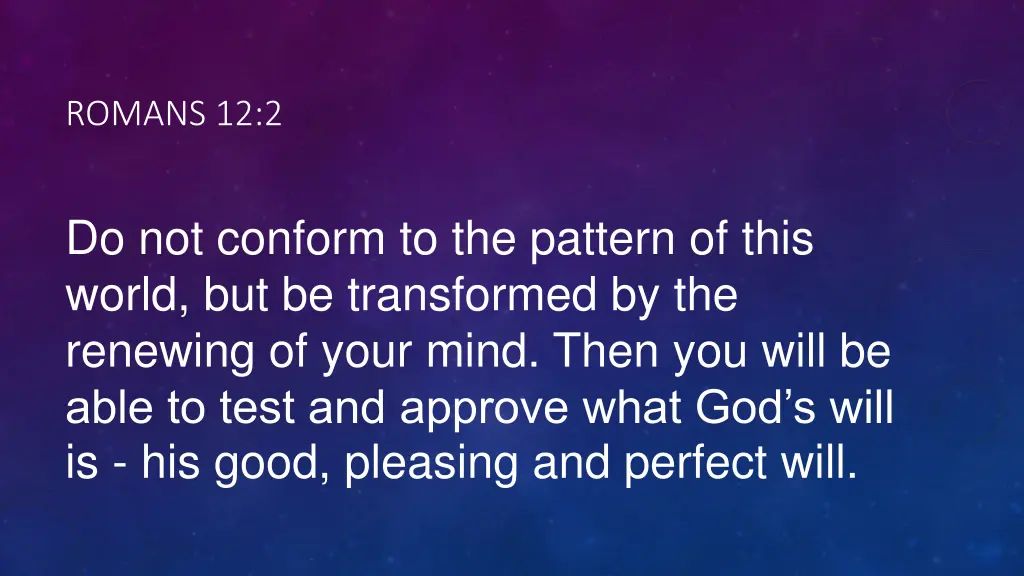 romans 12 2