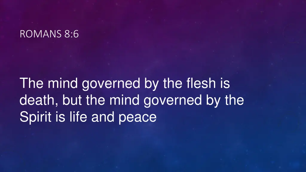 romans 8 6