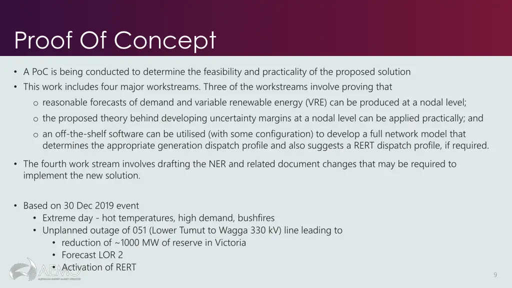 proof of concept