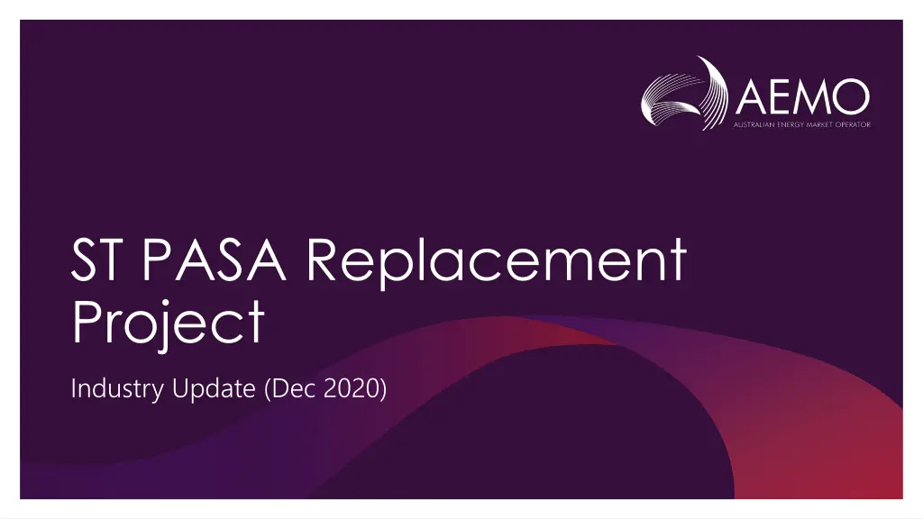st pasa replacement project industry update