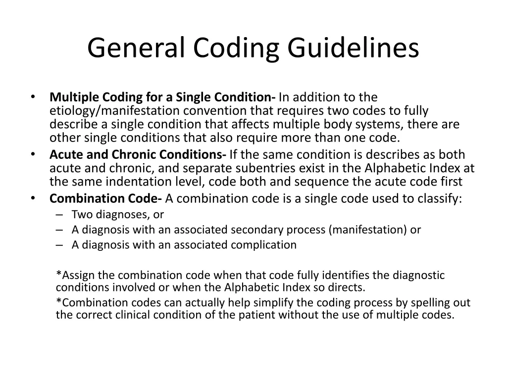 general coding guidelines 2