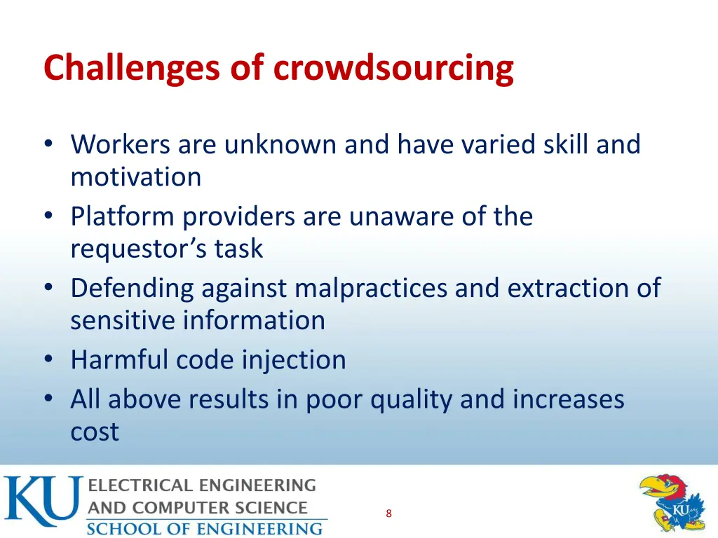 challenges of crowdsourcing