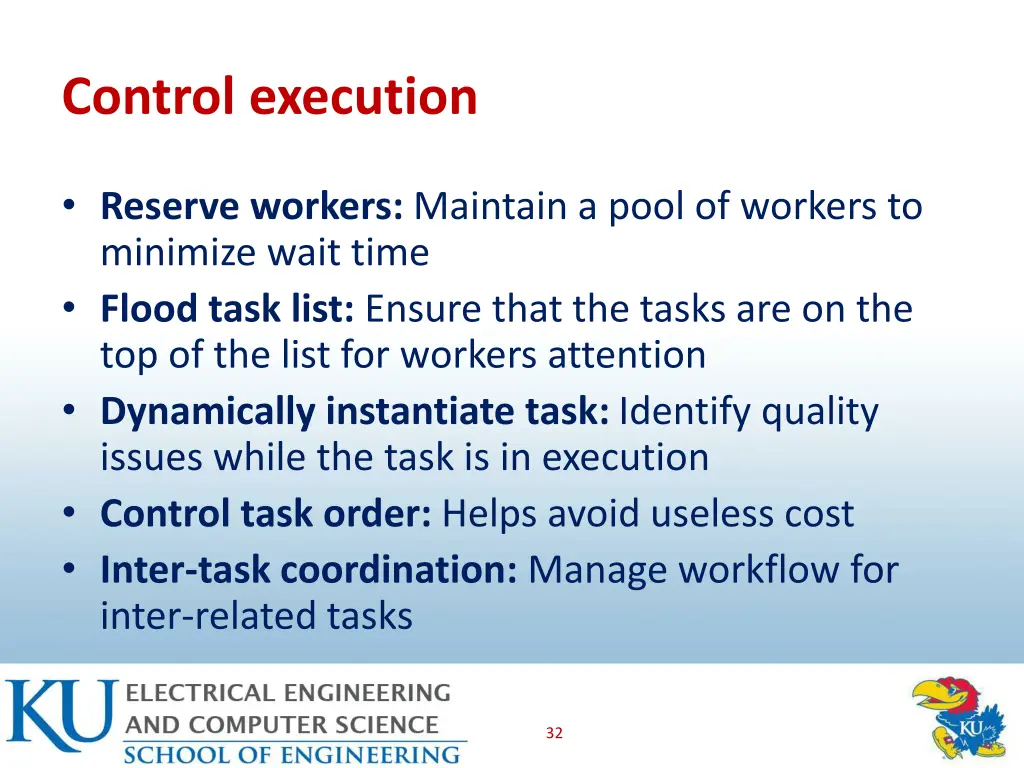 control execution