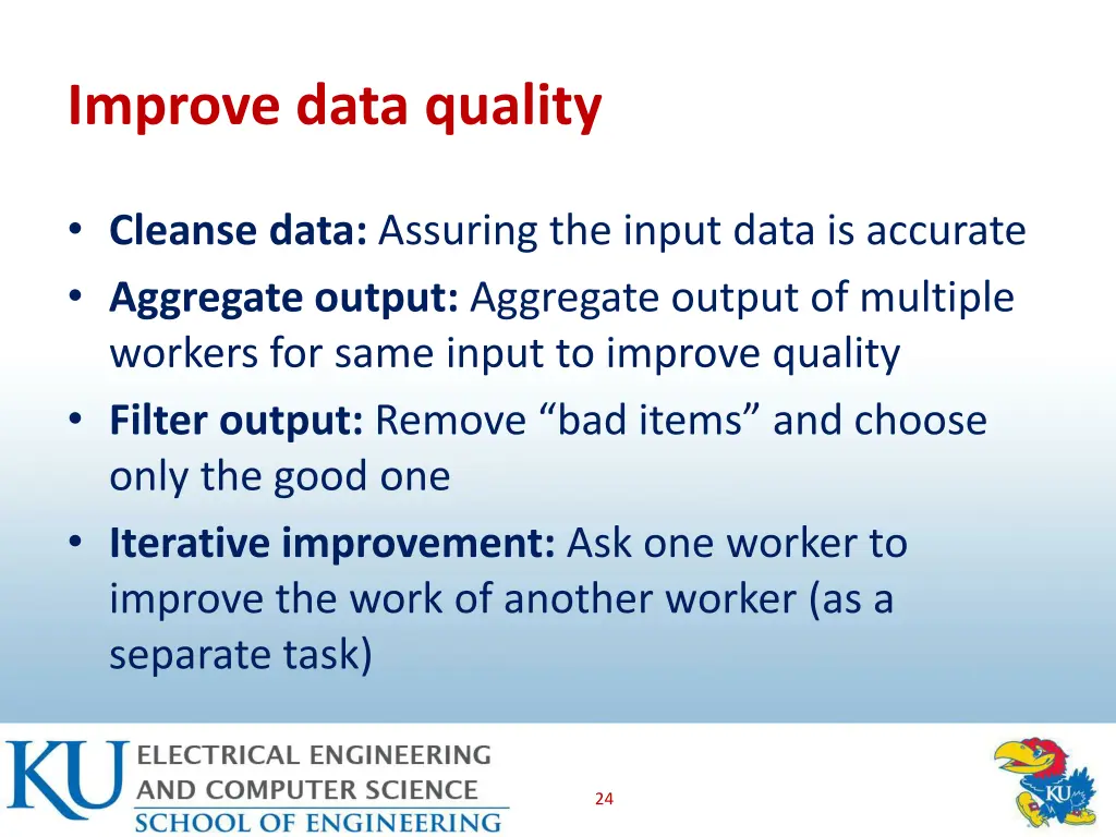 improve data quality