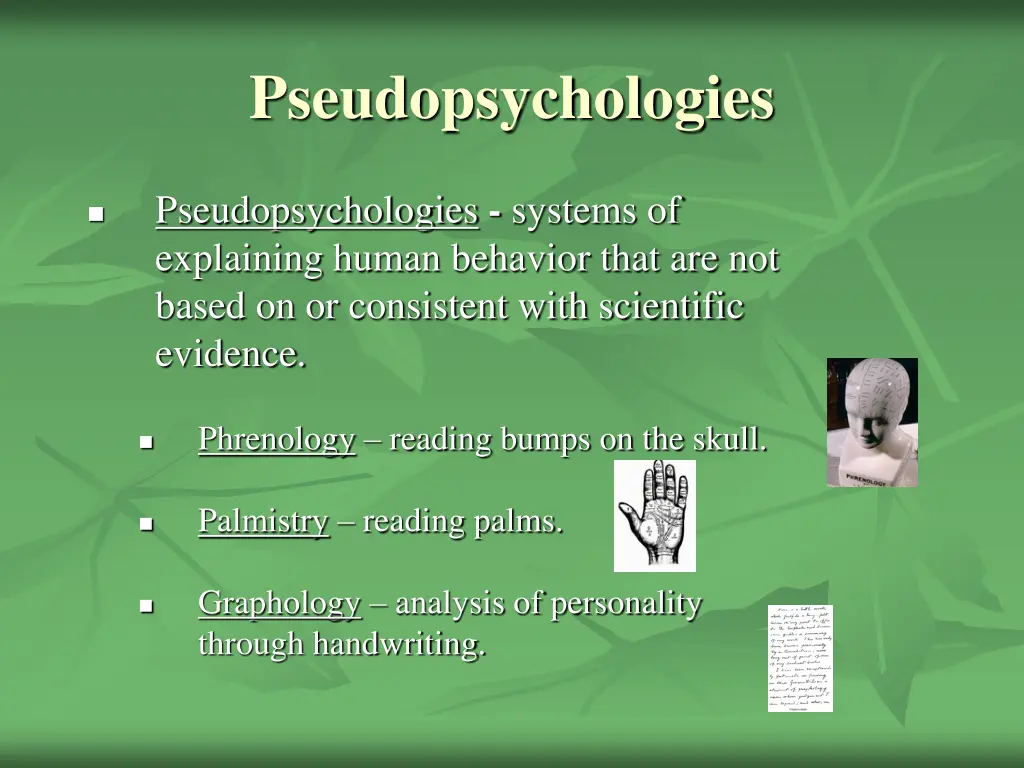 pseudopsychologies