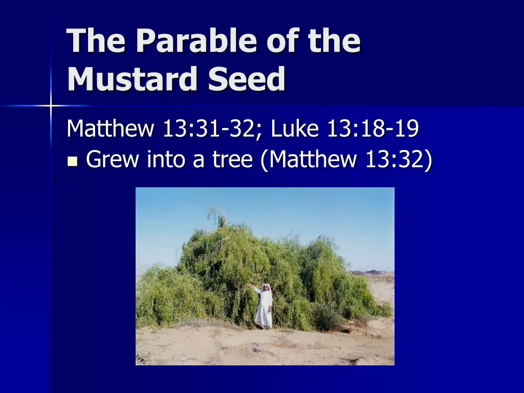 the parable of the mustard seed