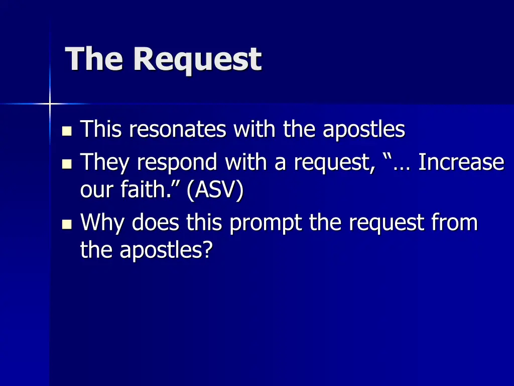 the request