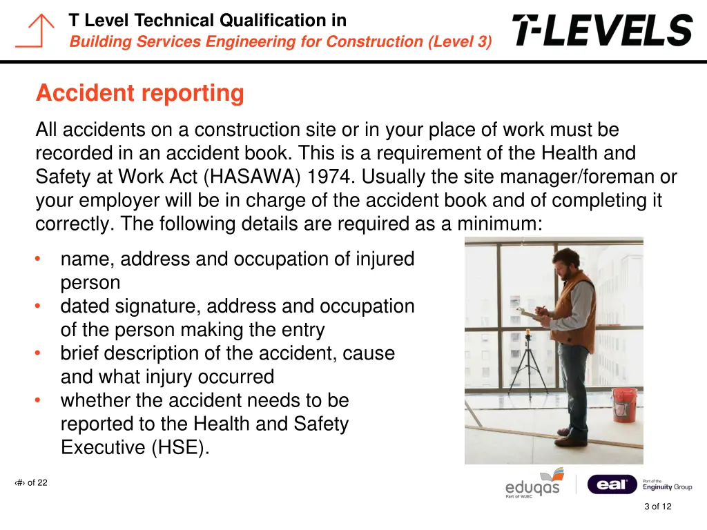 t level technical qualification in building 2