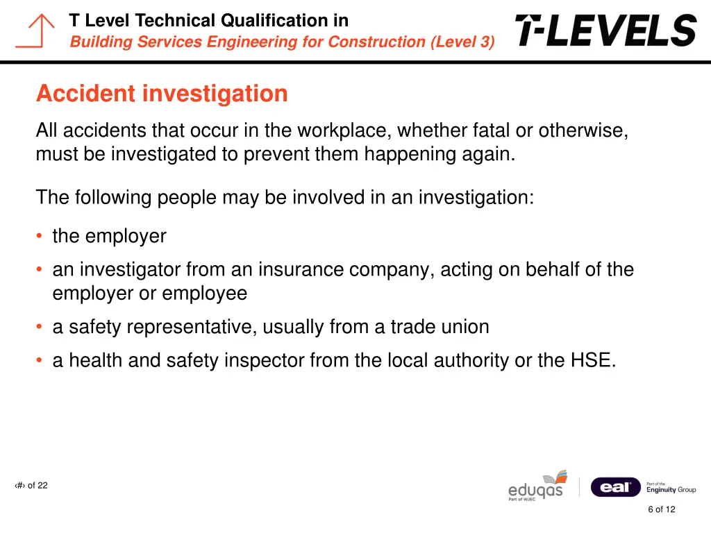 t level technical qualification in building 5