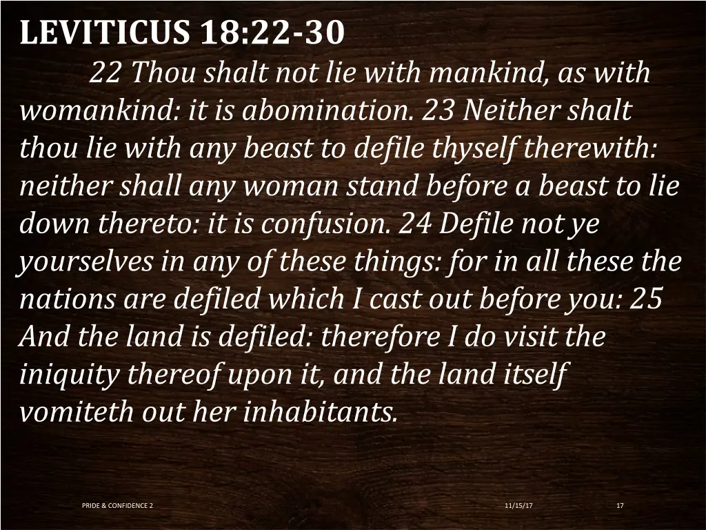 leviticus 18 22 30 22 thou shalt not lie with