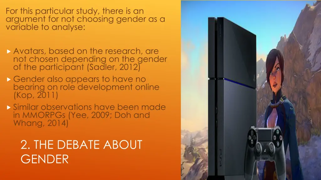 for this particular study there is an argument