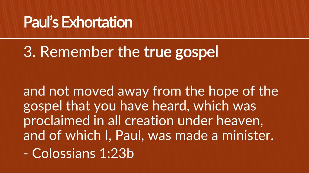 paul s exhortation paul s exhortation 2