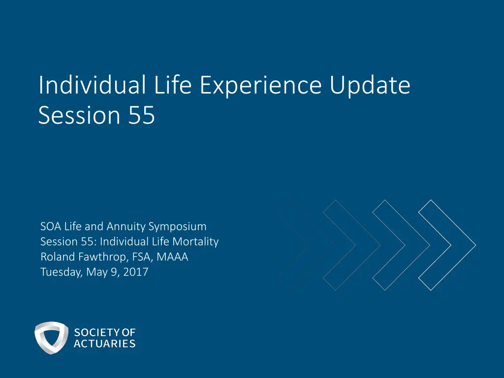 individual life experience update session 55