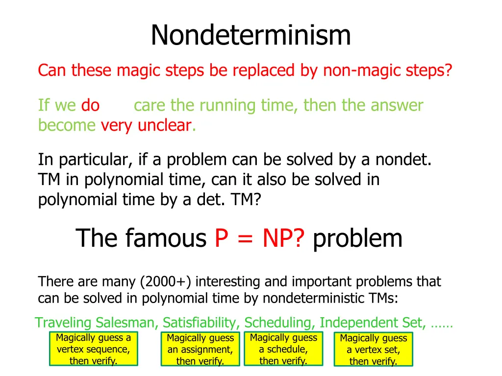 nondeterminism 17