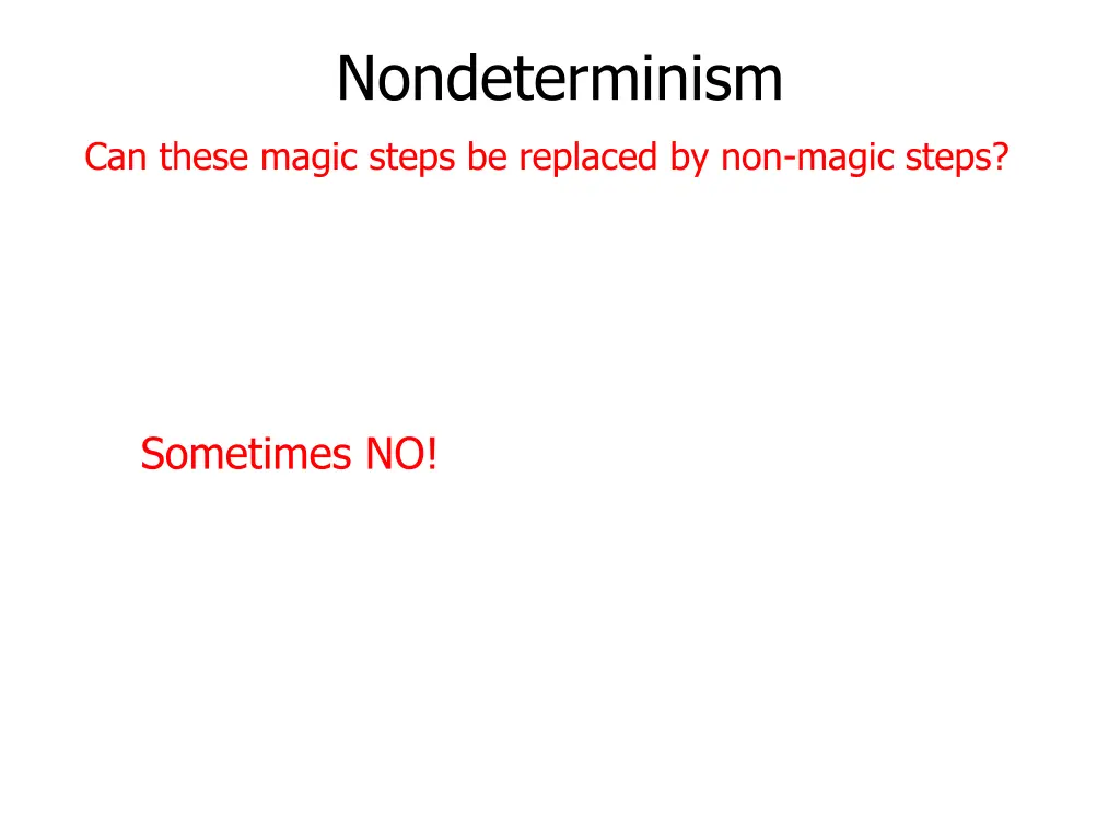 nondeterminism 5
