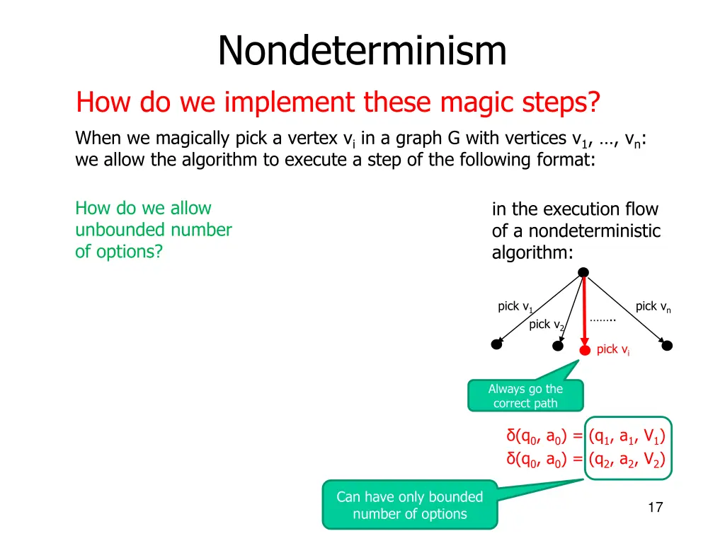 nondeterminism how do we implement these magic 13