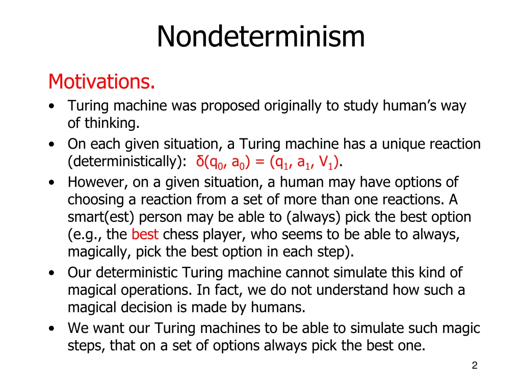 nondeterminism