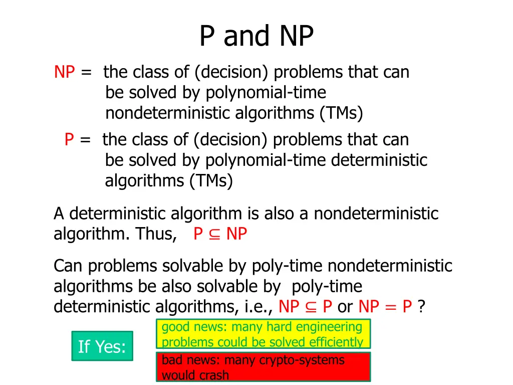 p and np 5