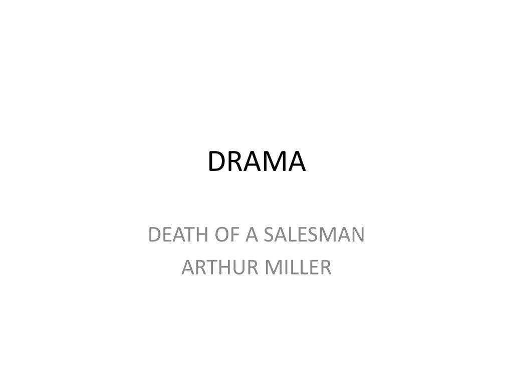 drama