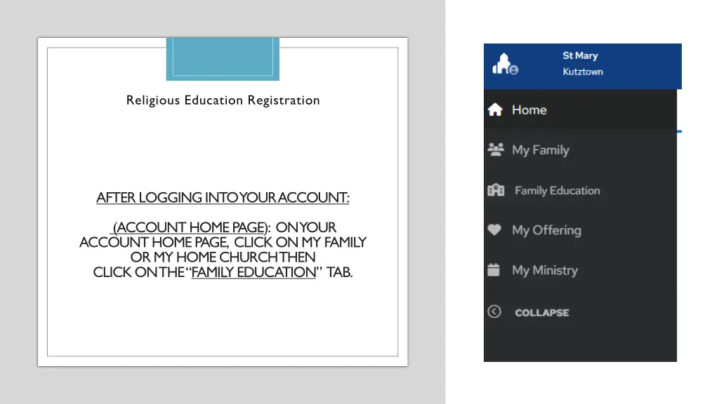 religious education registration
