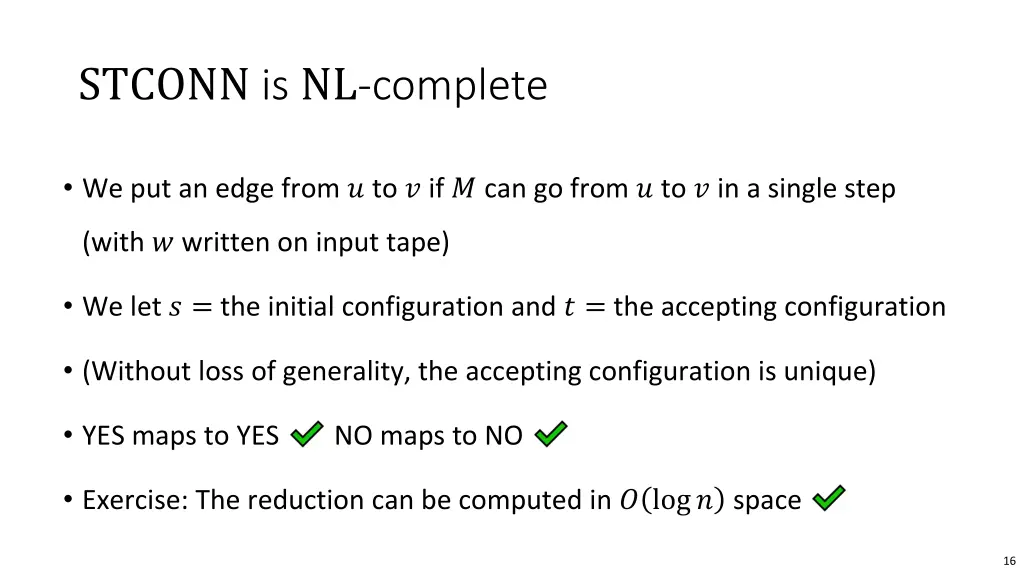 stconn is nl complete 1