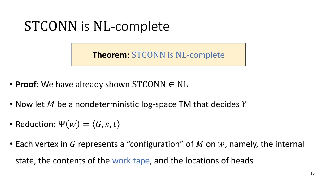stconn is nl complete
