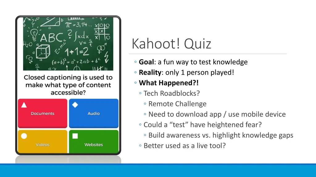 kahoot quiz
