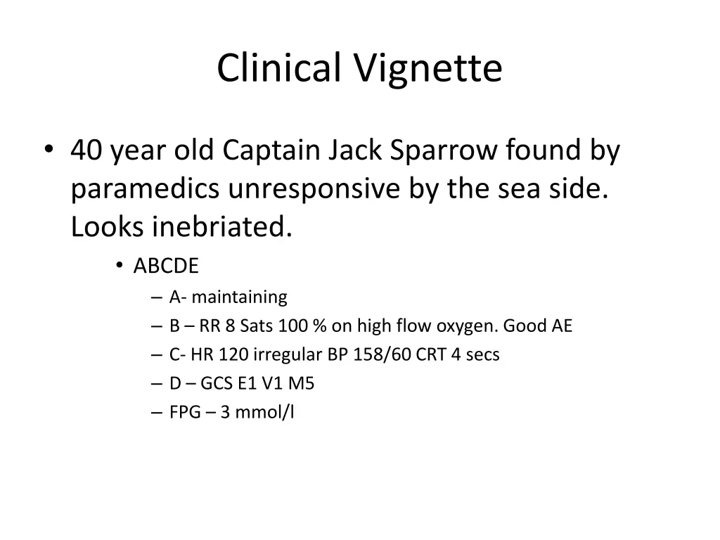 clinical vignette 1