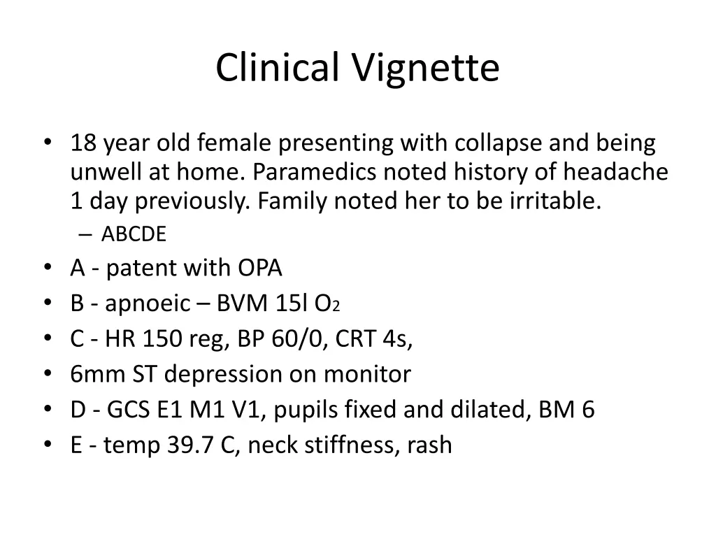 clinical vignette 2