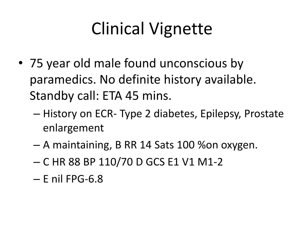 clinical vignette 3