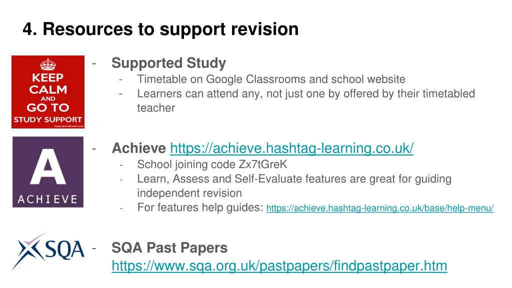4 resources to support revision