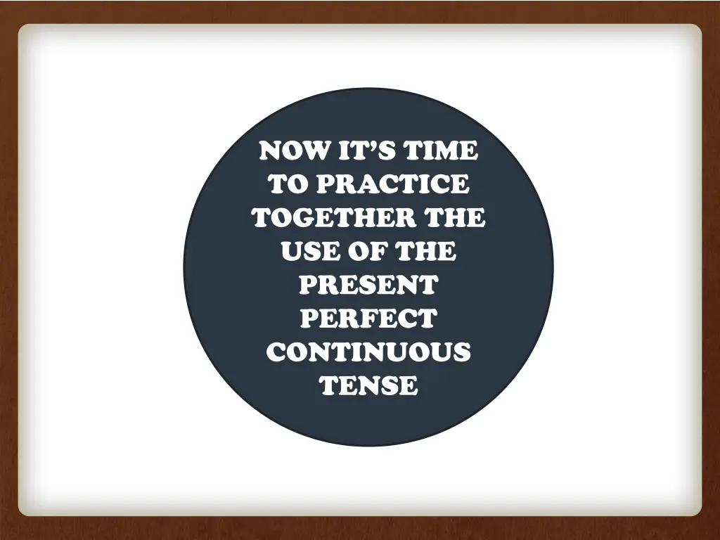 now it s time to practice together