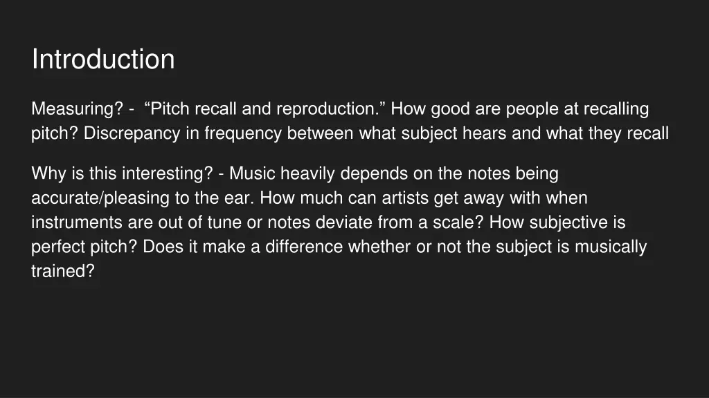 introduction