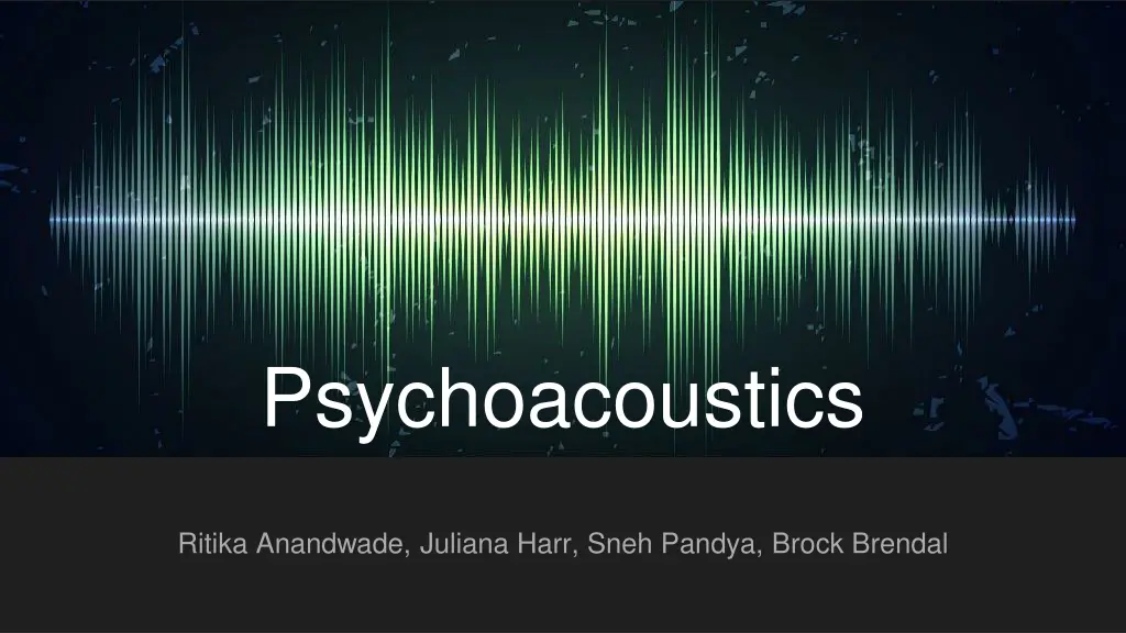 psychoacoustics