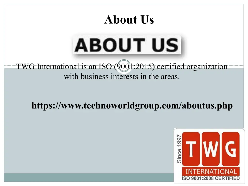 about us