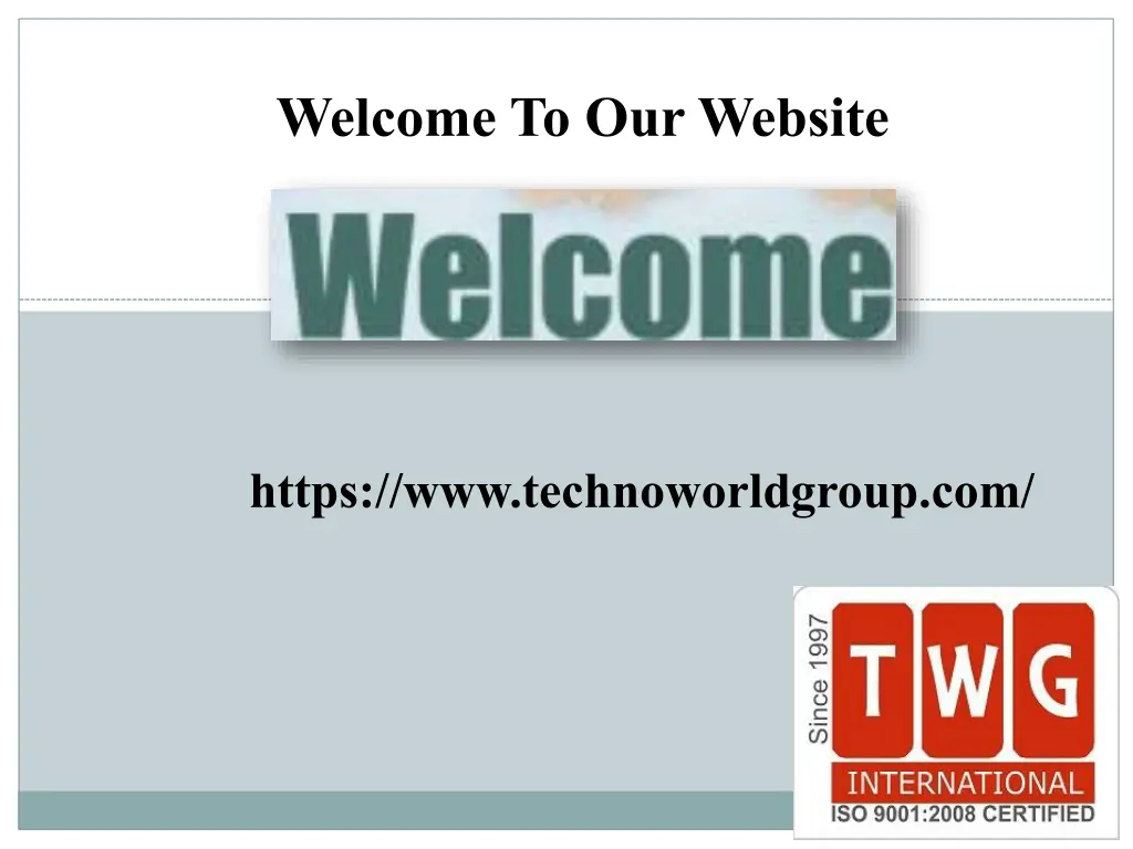 welcome to our website