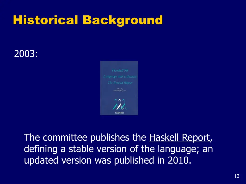 historical background 8