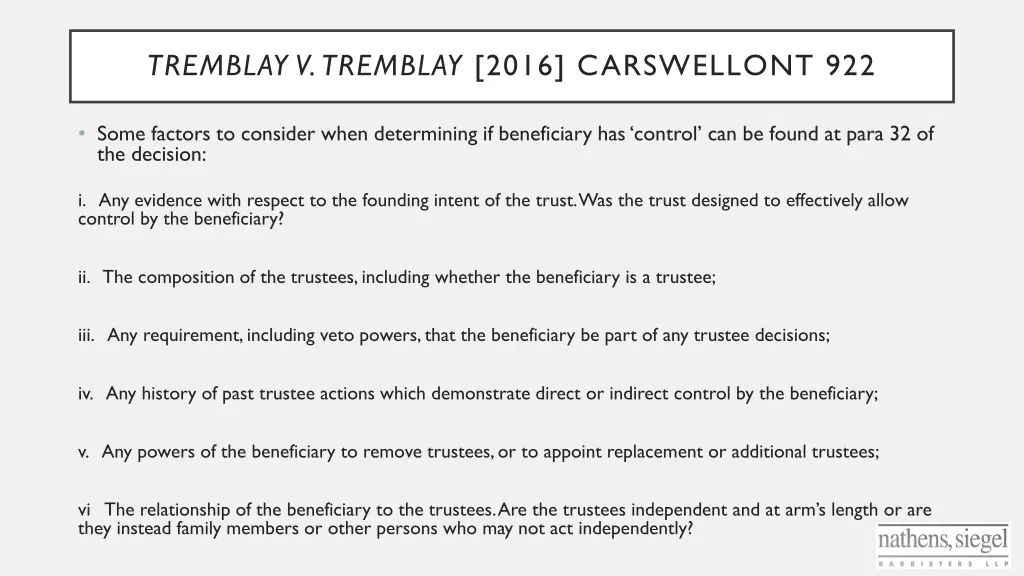 tremblay v tremblay 2016 carswellont 922