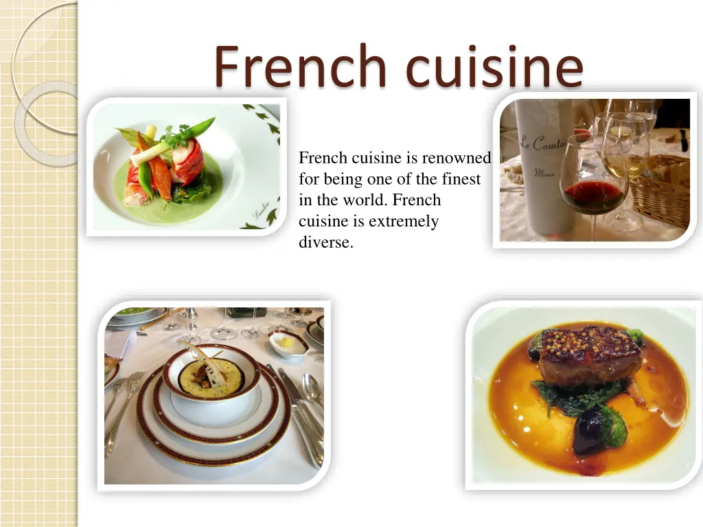 french cuisine