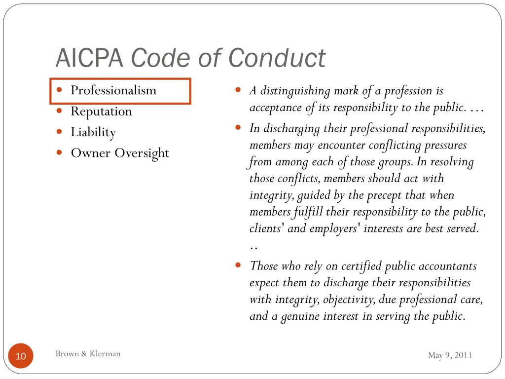 aicpa code of conduct