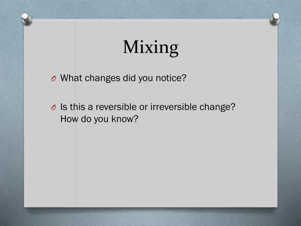 mixing 1