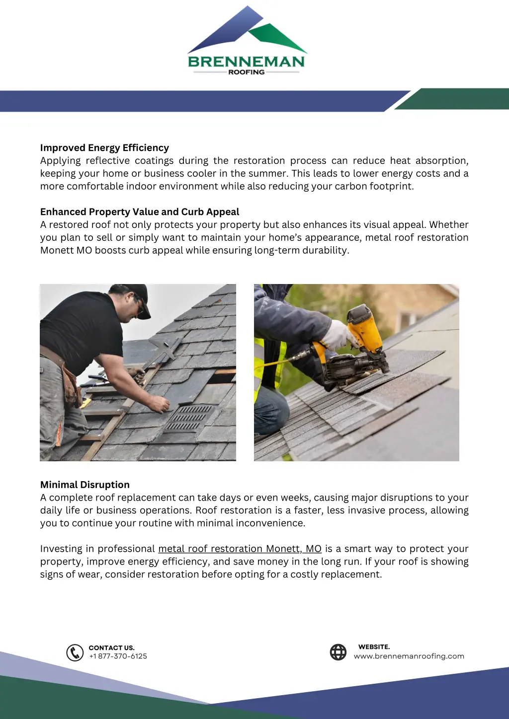 improved energy efficiency applying reflective