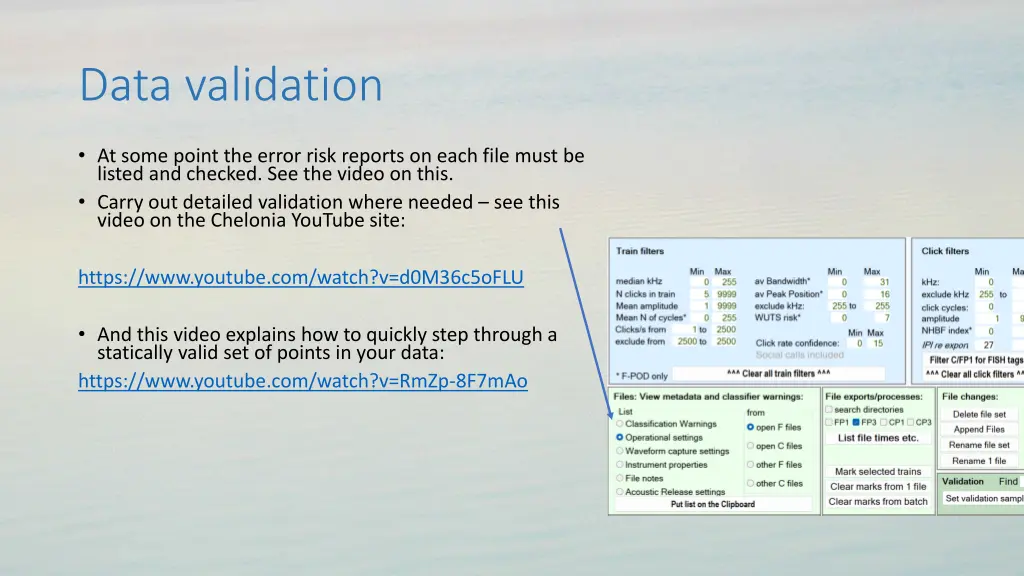 data validation