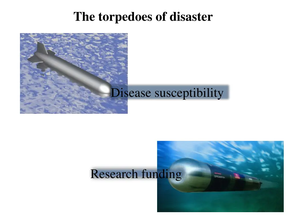 the torpedoes of disaster
