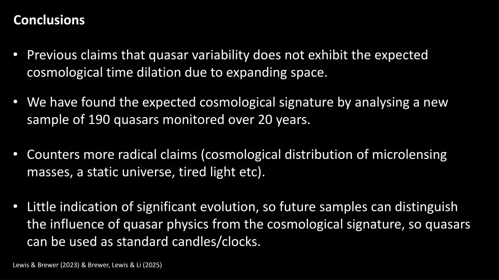 conclusions