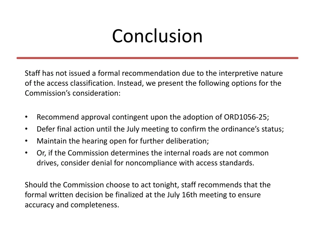 conclusion