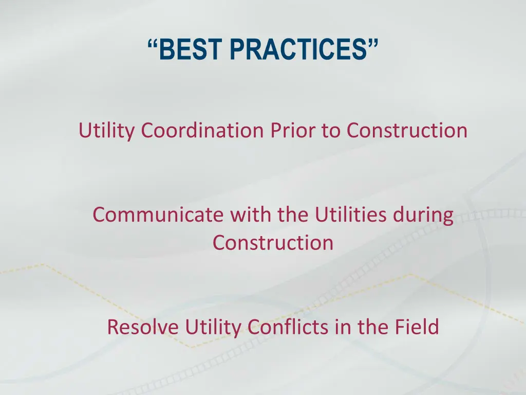best practices