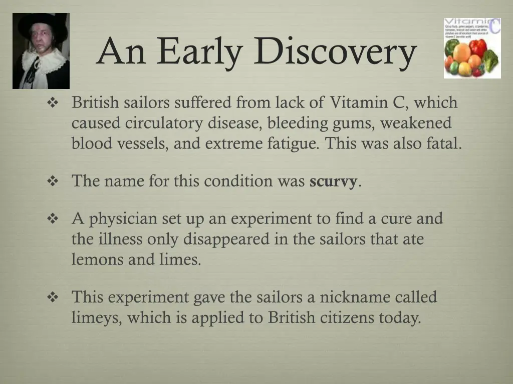 an early discovery